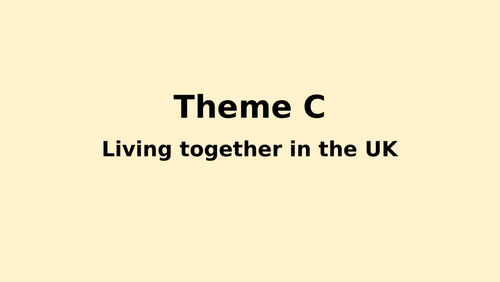 Edexcel Citizenship Theme C Revision Slides
