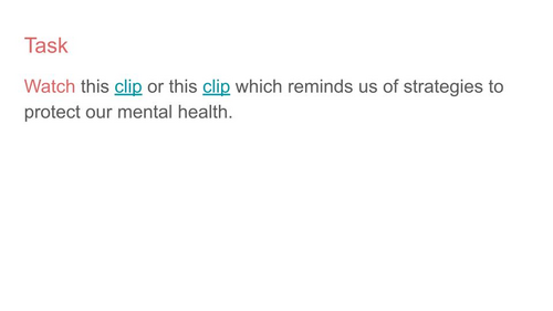 Mental Health Awareness Assembly / Tutor Time | Teaching Resources