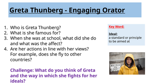 Non Fiction - Greta Thunberg Language Analysis