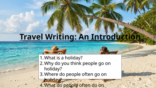 Introduction to Travel Writing