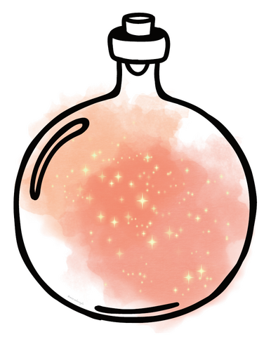 Potion bottle template
