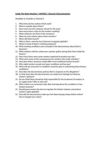 AQA Language Paper 2 Question 5: Fast Fashion