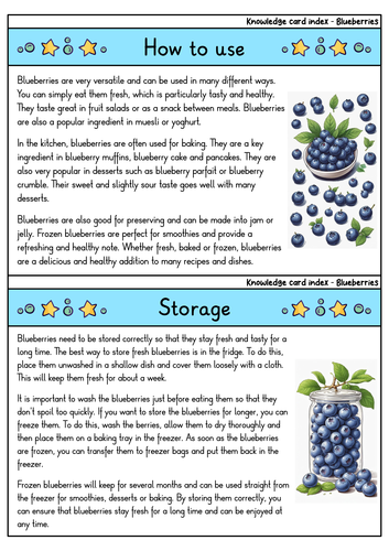 Blueberries | Biology | Antioxidant Power & Forest Fruit | Teaching ...