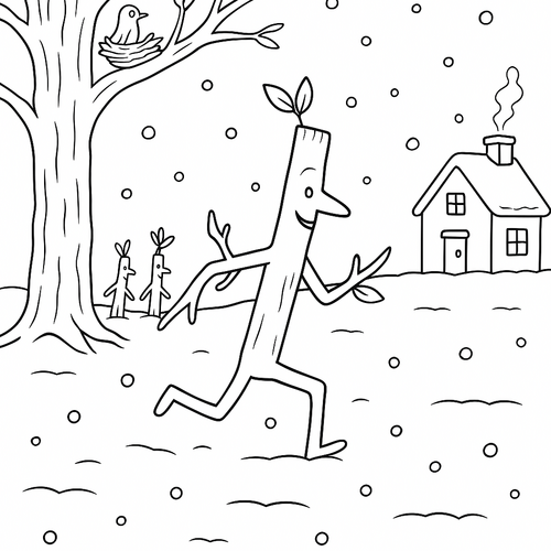 Stick Man Colouring | Teaching Resources