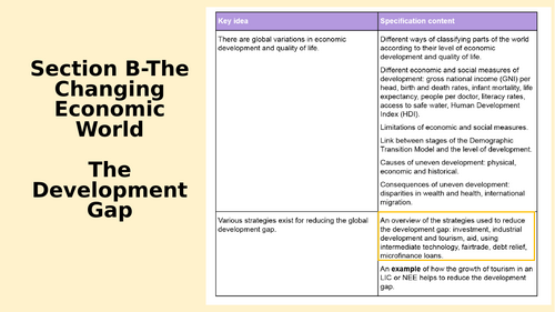 KS4 Development Gap: Strategies to close the development gap