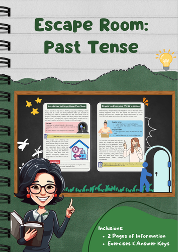 Escape Room Englisch: Past Tense – Past tense