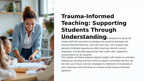 Trauma-Informed Teaching CPD Pack Full Staff Training with Activities ...
