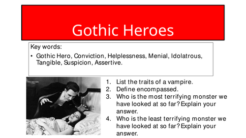 Dracula - The Gothic Hero