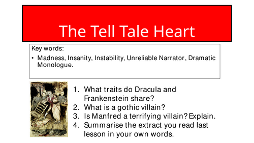 Unreliable Narrator - The Tell Tale Heart
