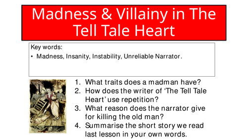 Madness and Villainy in Tell Tale Heart