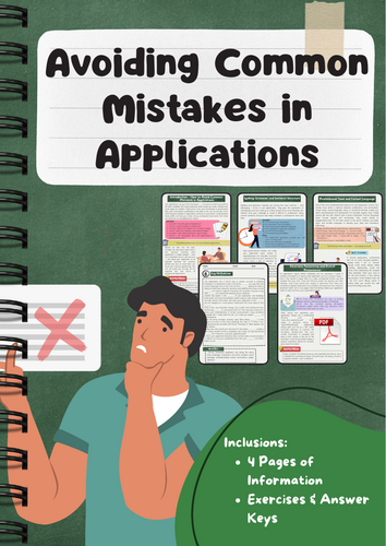 Common Mistakes in Job Applications: Language & Style