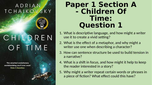 AQA English Language Paper 1 Section A - Children Of Time