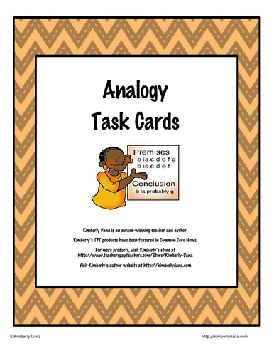 Analogy Task Cards