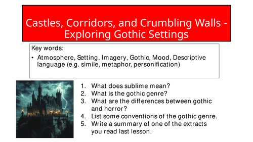 Gothic Settings - Dracula