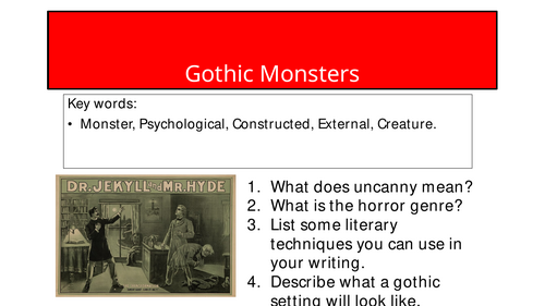 Gothic Monsters - Jekyll & Hyde