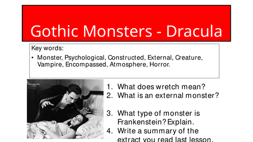 Gothic Monsters - Dracula