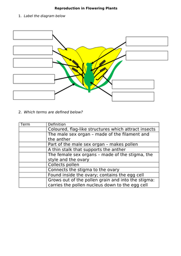 Plant reproduction (Reproduction topic)