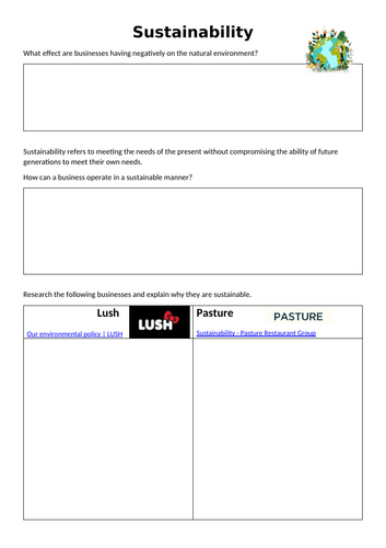 New Business WJEC GCSE Unit 1.1 Business Fundamentals | Teaching Resources