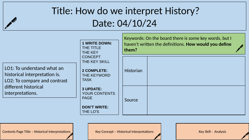 Historical Interpretations Lesson