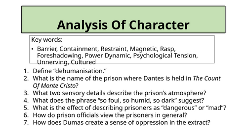 Crime Fiction - Analysis Of Character - Hannibal Lecter