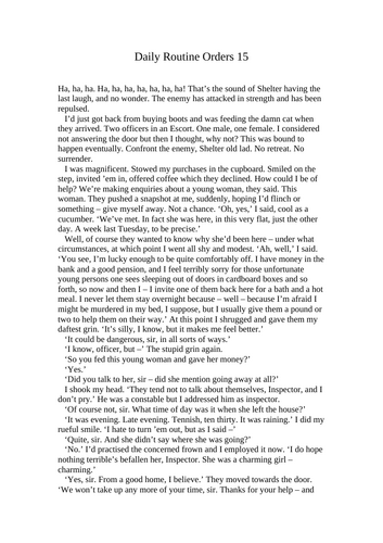 Stone Cold - Narrative Tension