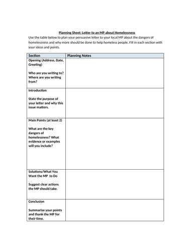 Stone Cold - Writing a Letter (Writing Assessment)