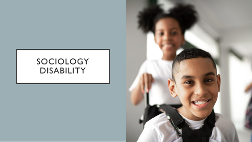 Sociology Disability Presentation