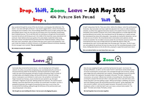 AQA Paper 1 Question 5 2025 model responses