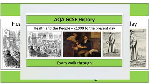 AQA Health and the People - Exam Guide Walk Through | Teaching Resources