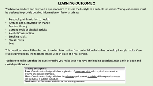 NCFE Level 3 in Sport and Physical Activity - Exercise, Health and Lifestyle
