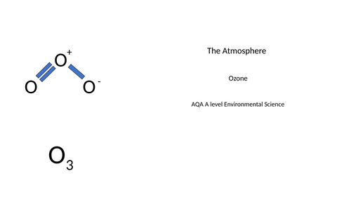 AQA A level Environmental Science -  Ozone