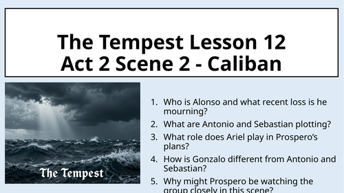 The Tempest - Act 2 Scene 2 - Caliban