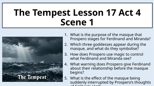 The Tempest - Act 4 Scene 1 Part 2 - Revenge