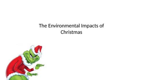 The Environmental impacts of Christmas