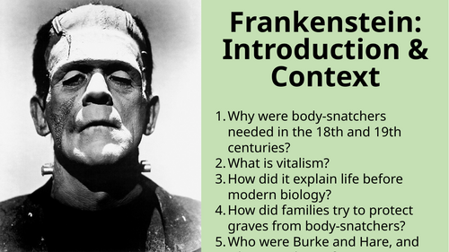 Frankenstein (Play) - Introduction & Context