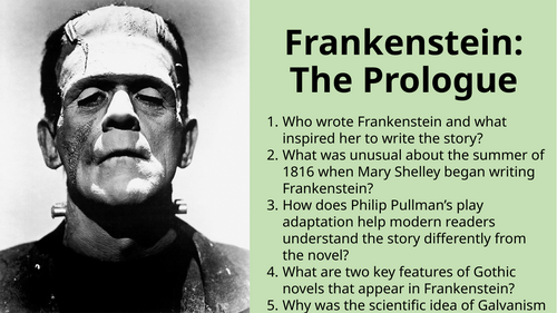 Frankenstein (Play) - The Prologue