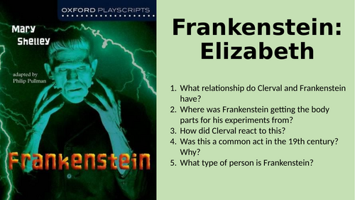 Frankenstein (Play) - Elizabeth