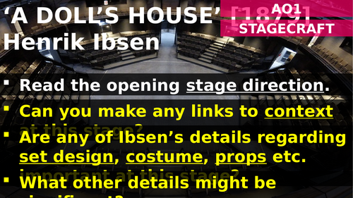 A Doll's House by Ibsen: Full Set of Resources | Teaching Resources