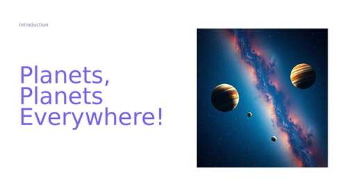 Planets, Planets Everywhere! - Assembly/Lesson - Informative Powerpoint ...