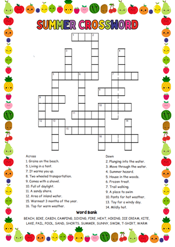 Summer Crossword