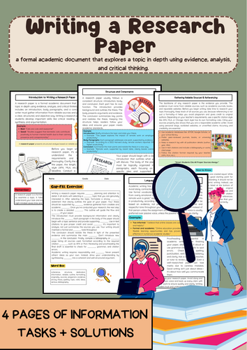 Writing a Research Paper: Structure and Style