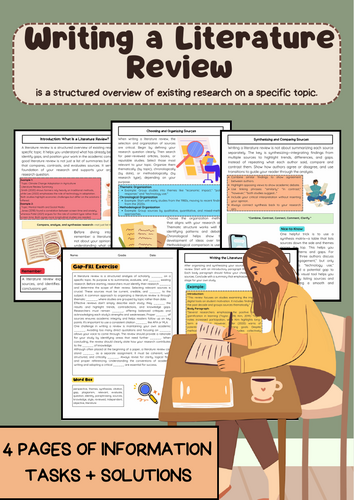 Writing a Literature Review: Structure, Sources, Analysis