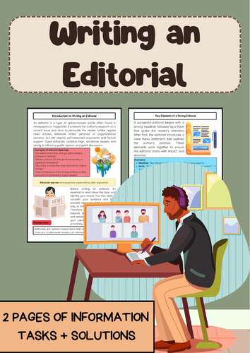 Editorial Writing: Structure, Hook, Thesis, Opinion