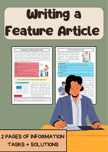 Feature Article Writing: Structure, Lead, Style, Conclusion
