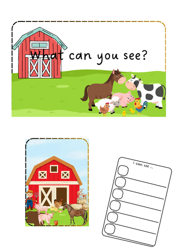 Farm Animals - I can see writing