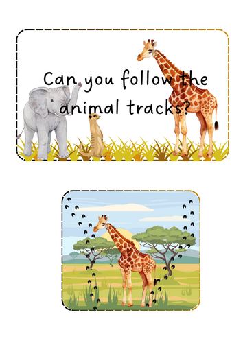 Savannah Animals - Animal Tracks