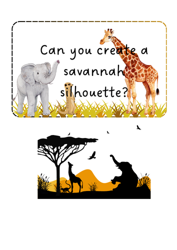 Savannah Animals - Savannah Silhouette
