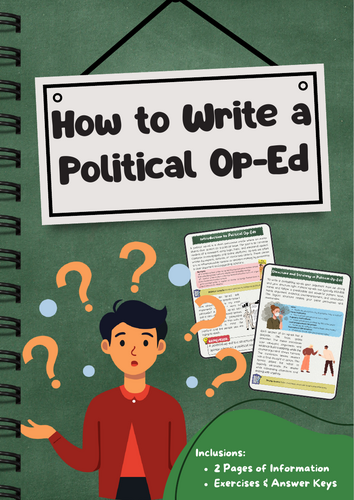 Political Op-Ed Writing: Structure, Argument, Persuasion
