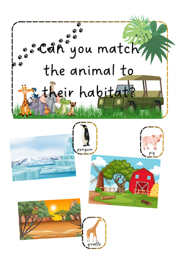 Animals - Animal habitats