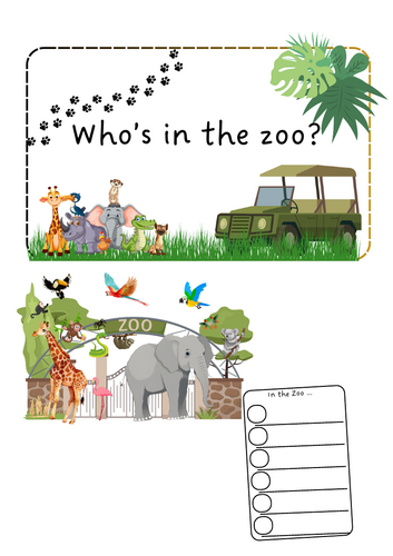 Animals - Who's at the zoo?